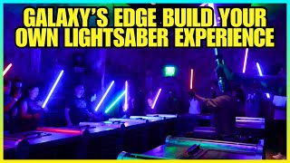 Galaxys Edge Build Your Own Lightsaber Experience [upl. by Elleynad528]