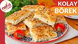 10 DAKİKADA En Kolay ve En Hızlı Börek Tarifi [upl. by Adnertal]