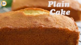 Plain Cake Recipe By Tasty Food [upl. by Adlesirg]