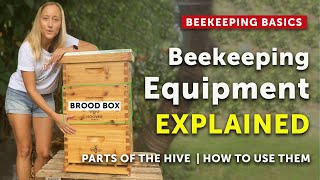 LANGSTROTH BEEHIVE EXPLAINED  Beekeeping for Beginners  Beekeeping Supplies  Beekeeping 101 [upl. by Couchman734]