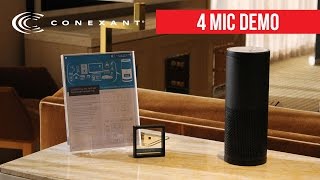 Conexant AudioSmart™ 4Mic Smart Speaker Demo [upl. by Wendi620]