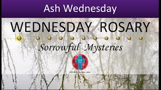 Ash Wednesday Rosary • Sorrowful Mysteries of the Rosary 💜 February 14 2024 VIRTUAL ROSARY [upl. by Bennir]