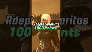 Adepta Sororitas 1000 points army 40k spacemarines w40k wargaming tabletopgaming [upl. by Filipe]