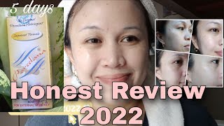 HONEST REVIEW 2022 PORCELANA ASTRINGENT IMPROVED FORMULA in 5 days  Mommy Aysa [upl. by Petrina728]