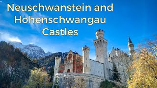 Neuschwanstein and Hohenschwangau Castles Germany [upl. by Osnohpla187]