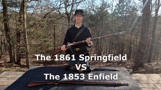 The 1861 Springfield VS The 1853 Enfield [upl. by Soule]