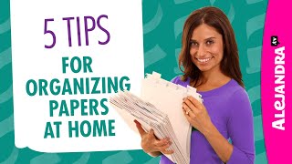 How to Organize Papers amp Documents at Home Part 1 of 10 Paper Clutter Series [upl. by Handler]