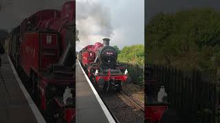 Didcot Railway Centre On 20th September 2024 BR Ivatt Tanks 41241  41312 Arriving Back At Didcot 👍🚂 [upl. by Anitahs]