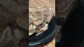 TBones with Sautéed Onions Asparagus and Tomatoes homemade dinner shortsvideo [upl. by Memberg923]