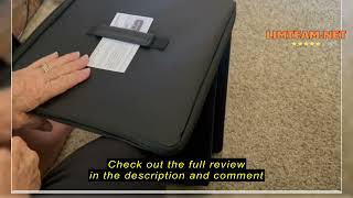 Review ENGPOW Storage Ottoman BenchFireproof Folding Storage Bench with Lock30 Inches Fire＆Water R [upl. by Neill]