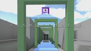 Anamorphosis  Optical Puzzle Illusion [upl. by Letsirk860]