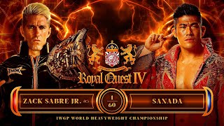 【新日本プロレス】ザック・セイバーJr vs SANADA【IWGP世界ヘビー級選手権試合／20241021 イギリス・ロンドン】 [upl. by Truelove]