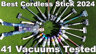 The 6 Best Cordless Stick Vacuums for 2024 41 Vacuums Tested [upl. by Ecinej997]