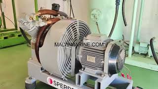 MALWI MARINE  SPERRE  HL2 77  AIR COMPRESSOR TESTING [upl. by Dayiz418]