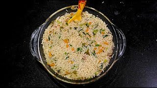 Veg Fried Rice Easy Process  Microwave [upl. by Tamas]