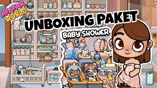 UNBOXING PAKET BABY SHOWER DI AVATAR WORLD  PAZU [upl. by Eisset]