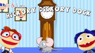 HICKORY DICKORY DOCK nursery rhyme with lyrics  animation rhymes and songs for children [upl. by Ylus]