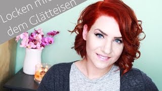 Locken und Volumen mit dem Glätteisen BobStyling sponsored [upl. by Hamilton]