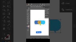 Innovative Logo Design Techniques Using Illustrator trendingshorts shortsfeed [upl. by Ayalahs]