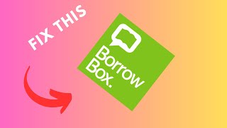 How to fix BorrowBox Library app not working [upl. by Yazbak797]