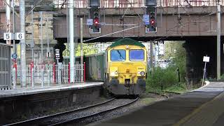 Preston amp Leyland 190424 Classes 434757566066687088325DR freighttrains locomotives [upl. by Aillimat]