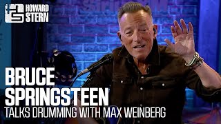 Bruce Springsteen Talks Drumming With Max Weinberg [upl. by Cavan]