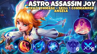 MAGIC CHESS ASTRO ASSASSIN JOY CRAZY DAMAGE INSANE COMBO ANGELA SKILL 1 MAGIC CHESS MOBILE LEGENDS [upl. by Halland406]