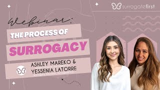 The Surrogacy Process  SurrogateFirst Webinar [upl. by Nyltac642]