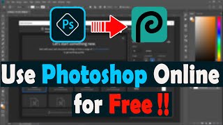 How to Use Photoshop Online for Free  Photopea an alternative of Photoshop [upl. by Kira]