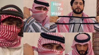 How to wear a agal  Masked Arab  Majid shah [upl. by Richart]