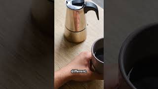 Espresso Machine vs Moka Pot espressomachine mokapot espresso manualbrew shorts viral coffee [upl. by Ellirpa]