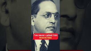 Check out why Ambedkar was critical of Gandhi shorts [upl. by Margy]