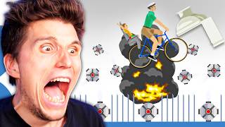 Ich qualifiziere mich für NINJA WARRIOR GERMANY in Happy Wheels [upl. by Adine]