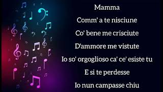 Marco Calone  Mamma Karaoke by UmbertoDj [upl. by Marigolda589]