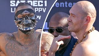 Deontay Wilder vs Tyson Fury FULL WEIGH IN amp FINAL FACE OFF [upl. by Prud]