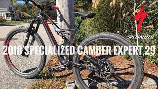 2018 Specialized Camber Expert 29  Test Ride and Review  XC or trail bike [upl. by Eidnas]