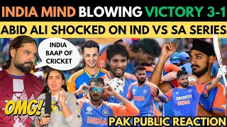 ABID ALI SHOCKED 😳 ON IND VS SA SERIES 31  TILAK VERMA 120  SANJU 104  ARSHDEEP SINGH 320 [upl. by Aramot]