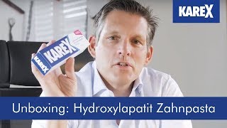 Zahnpasta mit künstlichem Zahnschmelz  Kariesschutz mit Hydroxylapatit Zahnpasta von KAREX [upl. by Pomfret665]