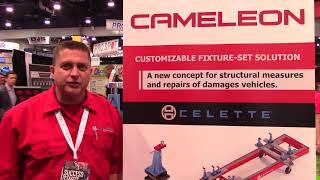 At SEMA 2018 Bob Stevenson of Celette Introduces the Cameleon Premium [upl. by Einuj]