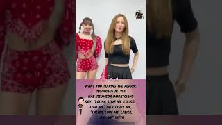 LALISA dance challenge with jisoo with lyrics jisoo lisa [upl. by Yeslaehc401]