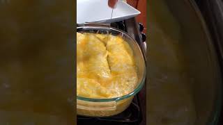 Amazing Easy Green Chili Chicken Enchiladas Recipe Shorts [upl. by Treb]