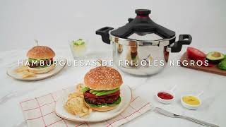 Hamburguesas de Frijoles Negros [upl. by Nylecsoj397]