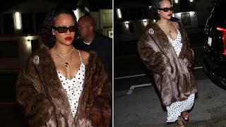 Rihannas Stunning Polka Dot Look [upl. by Aisetal]