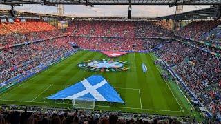 PASSIONATE Rendition of FLOWER OF SCOTLAND  Scotland vs Switzerland  UEFA Euro 2024 in COLOGNE [upl. by Yekcin]