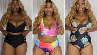 SWIMWEAR HAUL amp TRY ON  BIKINI amp SWIMSUIT  ROSEGAL  JULY 2018 [upl. by Abigael]