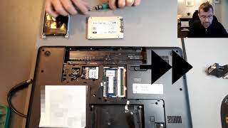 10 HP Compaq Presario CQ57  SSD and Windows 10 upgrade [upl. by Elimay]