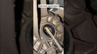 Axle seal replacement  drive shaft seal leak  Gear oil leakage  baleno oil leakage sealaxle [upl. by Suoiradal]