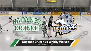 U11BB  Napanee Crunch vs Whitby Wolves [upl. by Ybanrab85]