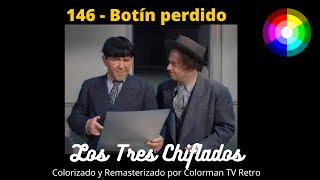 146 Los Tres Chiflados Botín perdido  1953 Audio Latino REMASTERIZADO [upl. by Aihtniroc783]