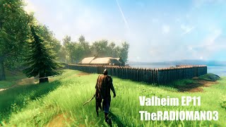 Valheim EP11 quotLand WorkPalisade Wallquot [upl. by Eceinhoj]